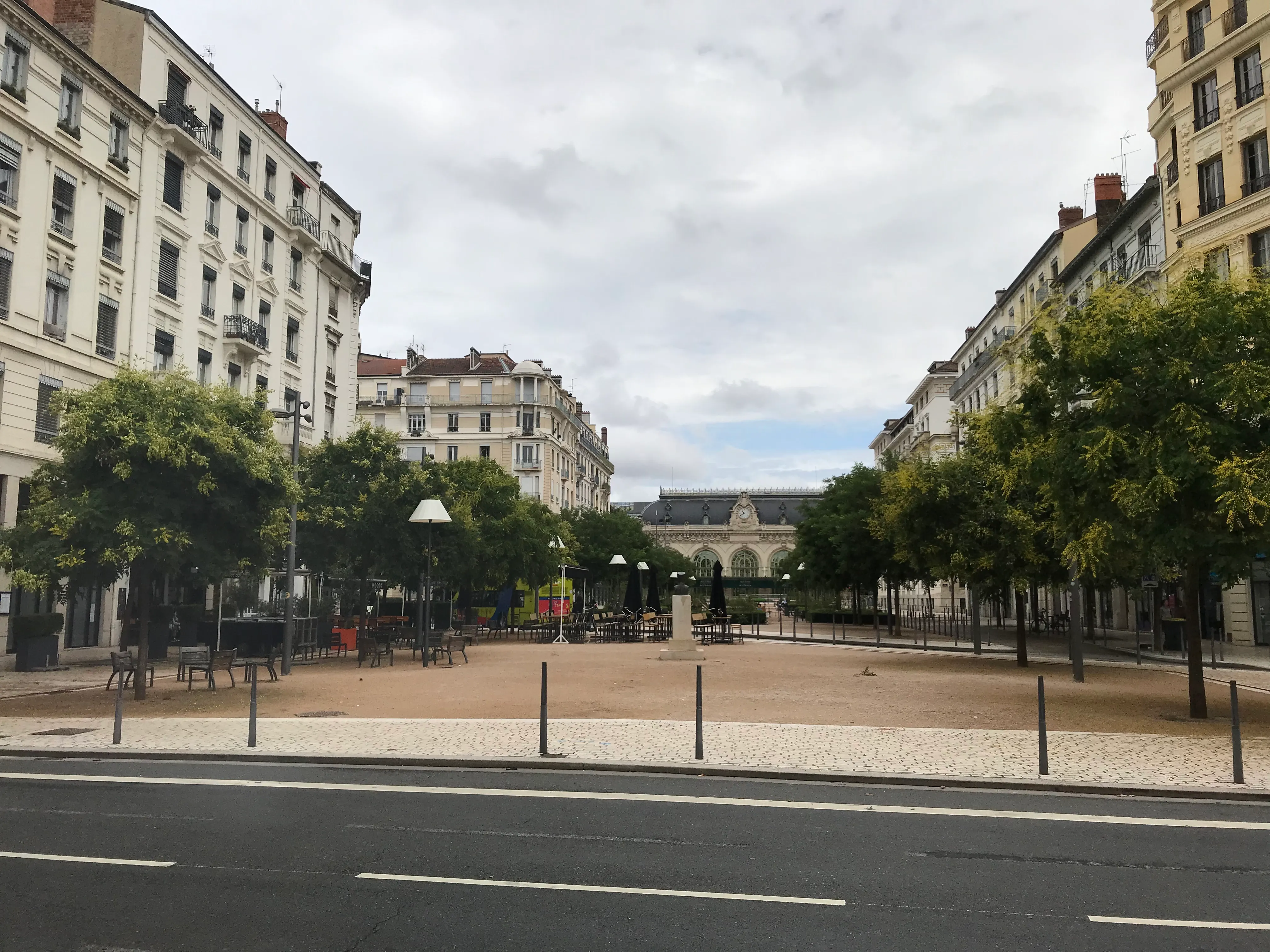 big building in lyon city
